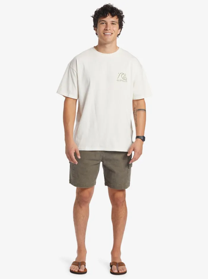 Quiksilver Bag Of Sun TShirt Gardenia Mens Tees