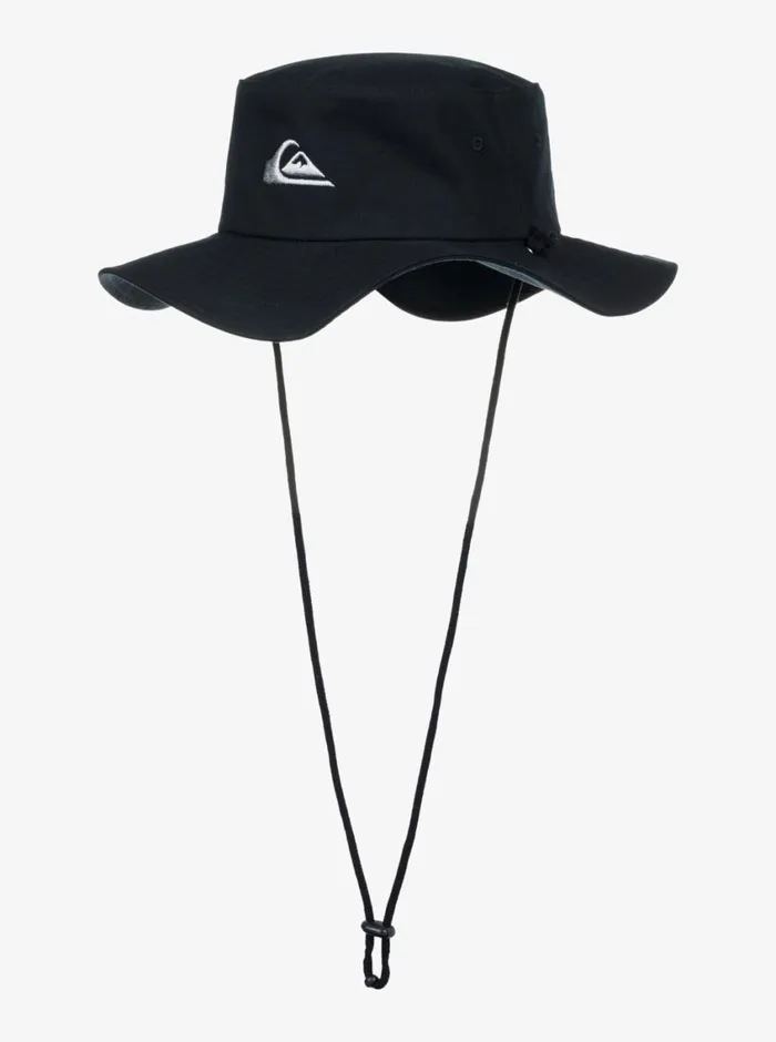 Quiksilver Bushmaster Safari Boonie Hat Black Mens Hats