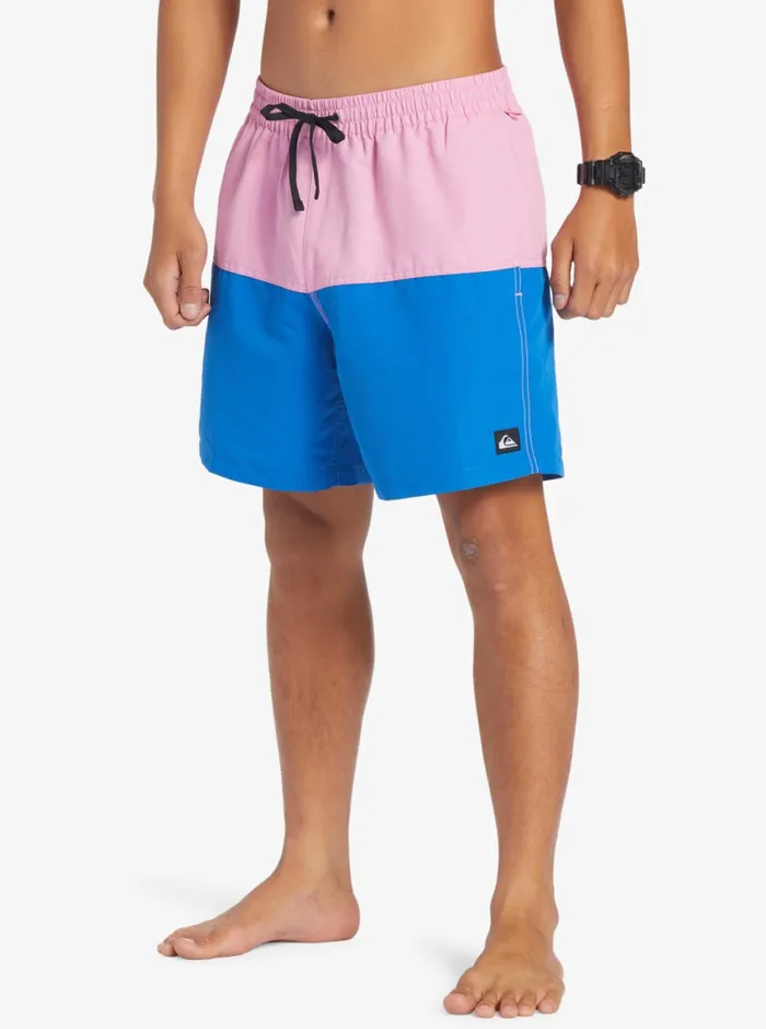 Quiksilver Butt Logo 17034 Volleys Moonlite Mauve Mens Elastic Waist Quiksilver Butt Logo 17034 Volleys Moonlite Mauve Mens Elastic Waist