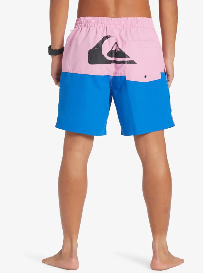 Quiksilver Butt Logo 17034 Volleys Moonlite Mauve Mens Elastic Waist Quiksilver Butt Logo 17034 Volleys Moonlite Mauve Mens Elastic Waist