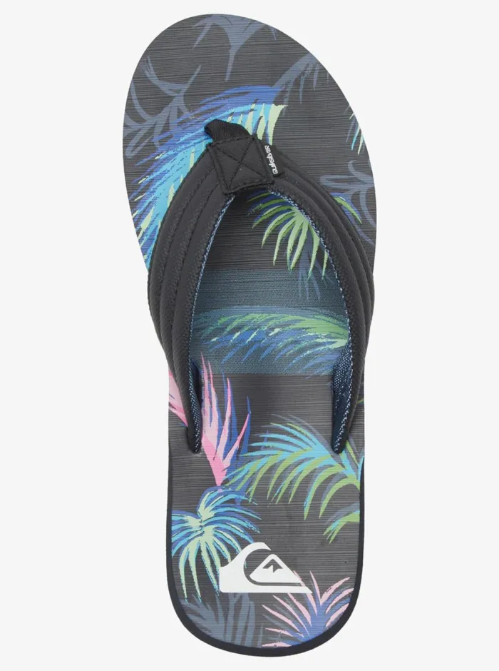 Quiksilver Carver Print Sandals Blackblackblue Mens Sandals Quiksilver Carver Print Sandals Blackblackblue Mens Sandals