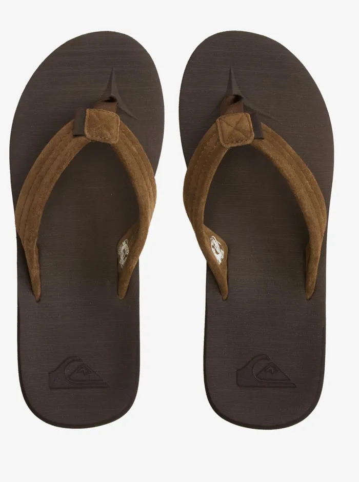 Quiksilver Carver Suede Recycled Sandals Brown 2 Mens Sandals Quiksilver Carver Suede Recycled Sandals Brown 2 Mens Sandals