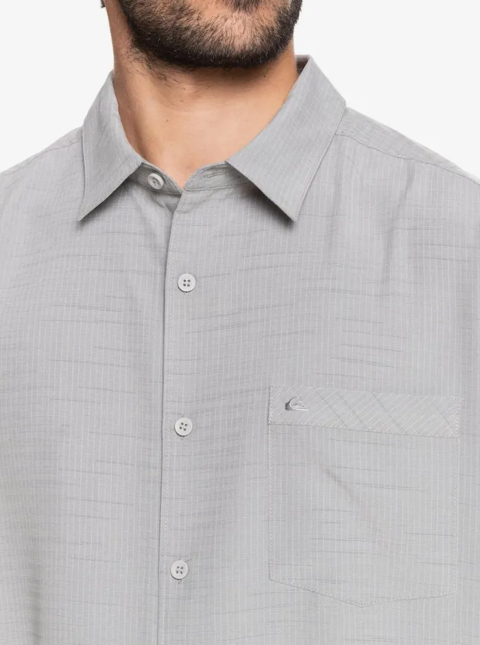 Quiksilver Centinela Premium AntiWrinkle Shirt Flint Gray Centinella MensWaterman Shirts and Polos Quiksilver Centinela Premium AntiWrinkle Shirt Flint Gray Centinella MensWaterman Shirts and Polos