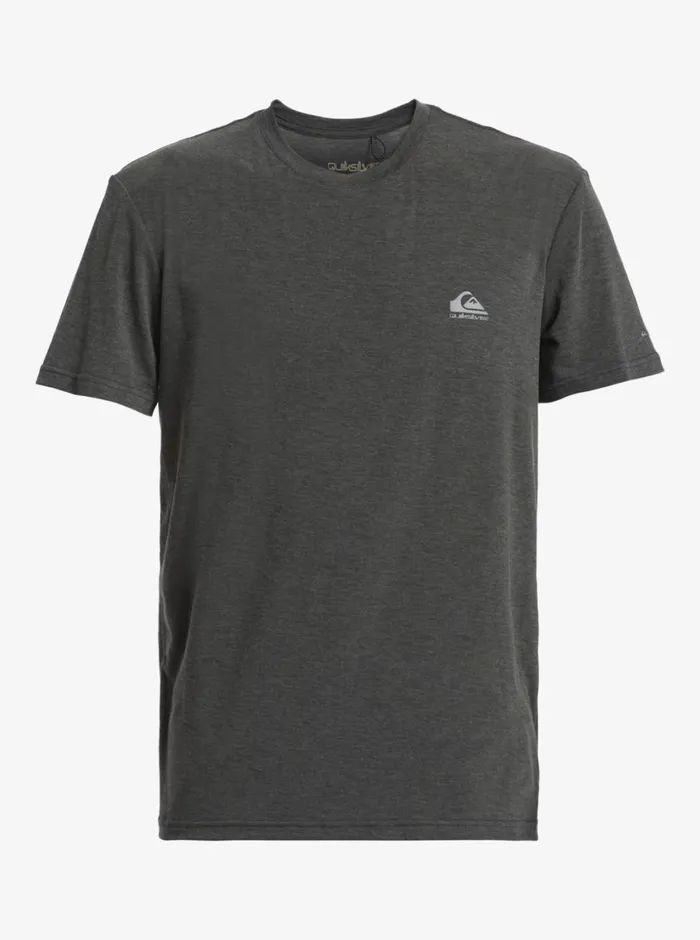 Quiksilver Coastal Run TShirt Black Heather Mens Tees Quiksilver Coastal Run TShirt Black Heather Mens Tees