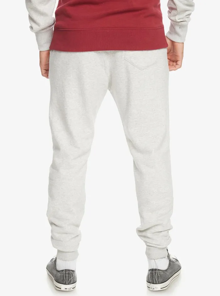 Quiksilver Emboss Slim Joggers Light Grey Heather Mens Pants