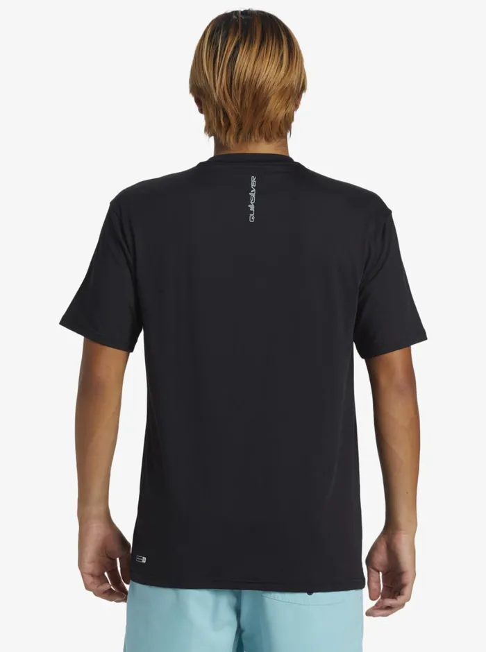 Quiksilver Everyday Surf Tee Black Mens Rashguards Quiksilver Everyday Surf Tee Black Mens Rashguards