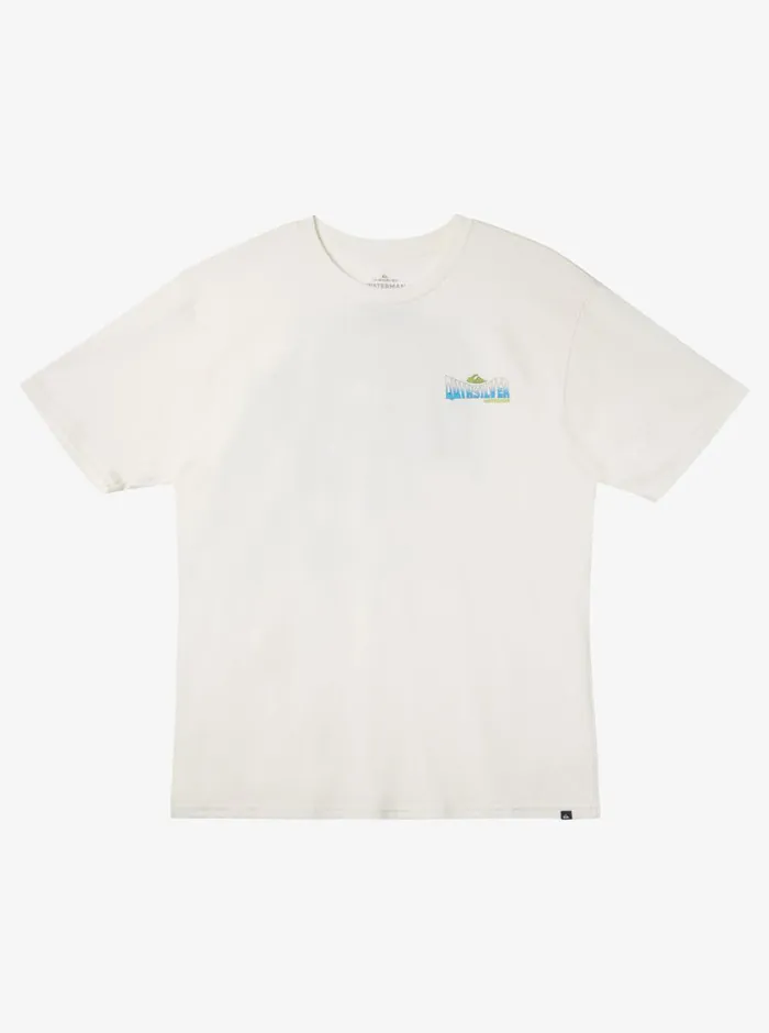 Quiksilver Fish Flow QTShirt Snow White MensWaterman Tees