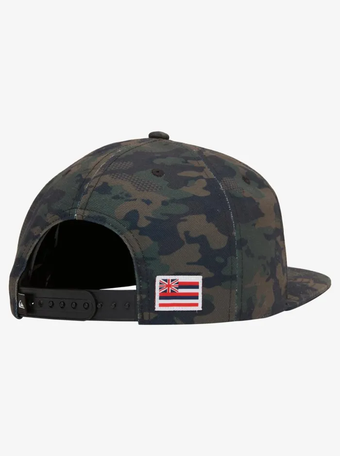 Quiksilver Hawaii Archer Snapback Hat Camo Mens Hats