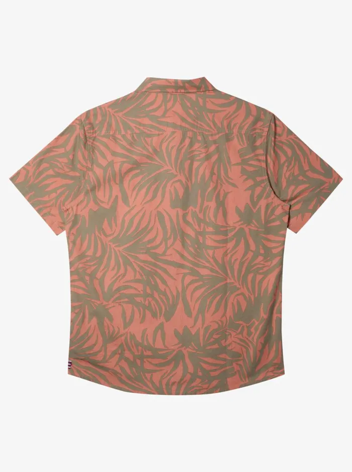 Quiksilver Hawaii Foliage Woven Hawaiian Shirt Canyon Clay Mens Shirts and Polos Quiksilver Hawaii Foliage Woven Hawaiian Shirt Canyon Clay Mens Shirts and Polos