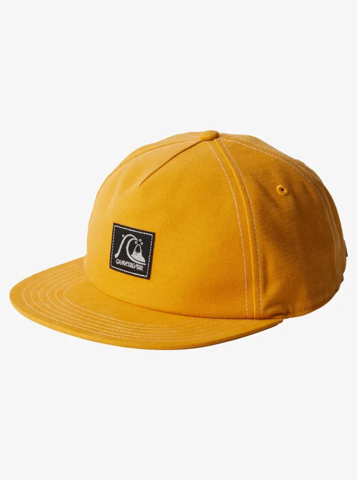 Quiksilver Heritage Cap Snapback Hat Mustard Mens Hats