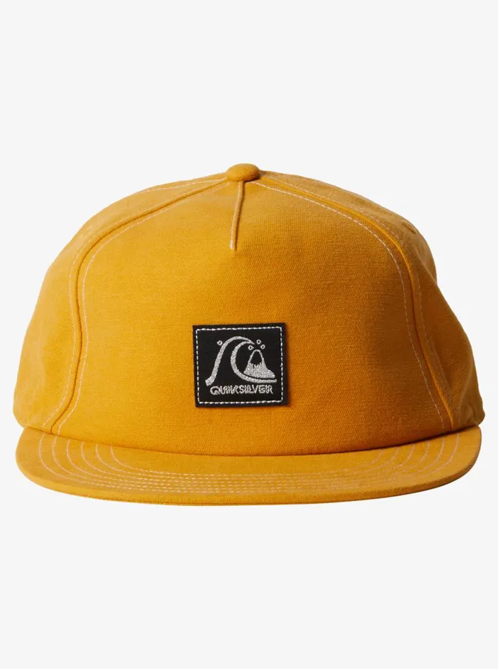 Quiksilver Heritage Cap Snapback Hat Mustard Mens Hats
