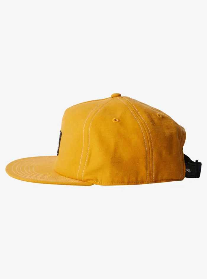 Quiksilver Heritage Cap Snapback Hat Mustard Mens Hats