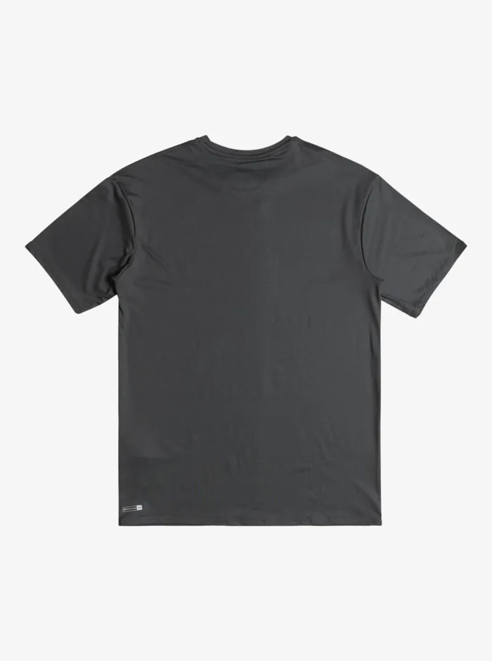 Quiksilver Heritage Heather Short Sleeve UPF 50 Surf TShirt Iron Gate Mens Rashguards