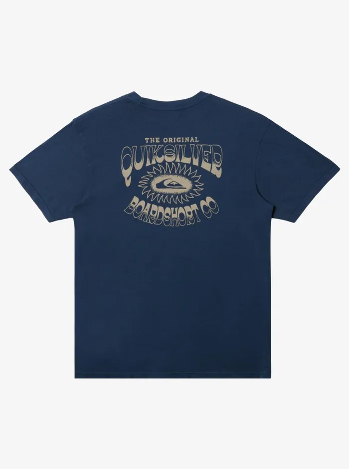 Quiksilver Highlight Reel TShirt Midnight Navy Mens Tees Quiksilver Highlight Reel TShirt Midnight Navy Mens Tees