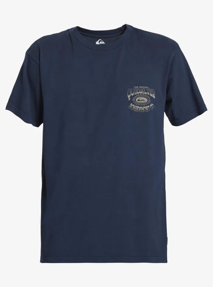 Quiksilver Highlight Reel TShirt Midnight Navy Mens Tees Quiksilver Highlight Reel TShirt Midnight Navy Mens Tees