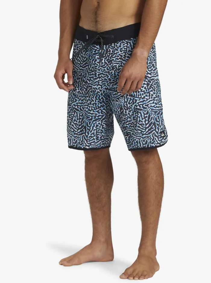 Quiksilver Highline Scallop 19034 Boardshorts Swedish Blue Mens Boardshorts Quiksilver Highline Scallop 19034 Boardshorts Swedish Blue Mens Boardshorts