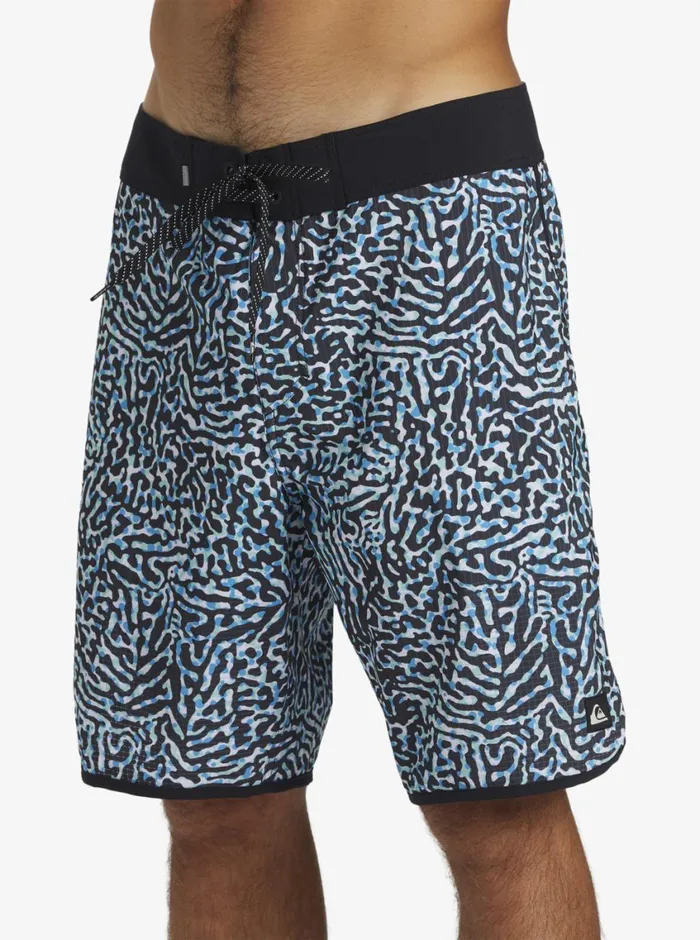 Quiksilver Highline Scallop 19034 Boardshorts Swedish Blue Mens Boardshorts Quiksilver Highline Scallop 19034 Boardshorts Swedish Blue Mens Boardshorts