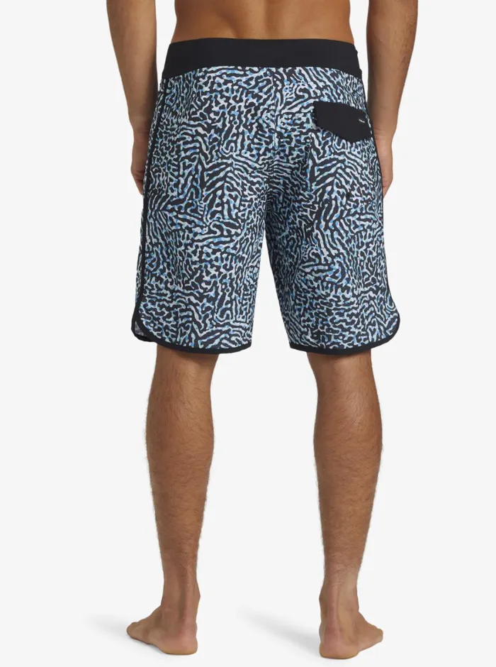 Quiksilver Highline Scallop 19034 Boardshorts Swedish Blue Mens Boardshorts Quiksilver Highline Scallop 19034 Boardshorts Swedish Blue Mens Boardshorts