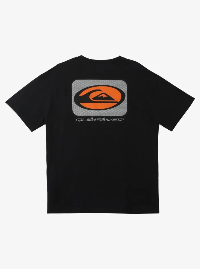 Quiksilver Honeycomb Short Sleeve TShirt Black Mens Tees Quiksilver Honeycomb Short Sleeve TShirt Black Mens Tees