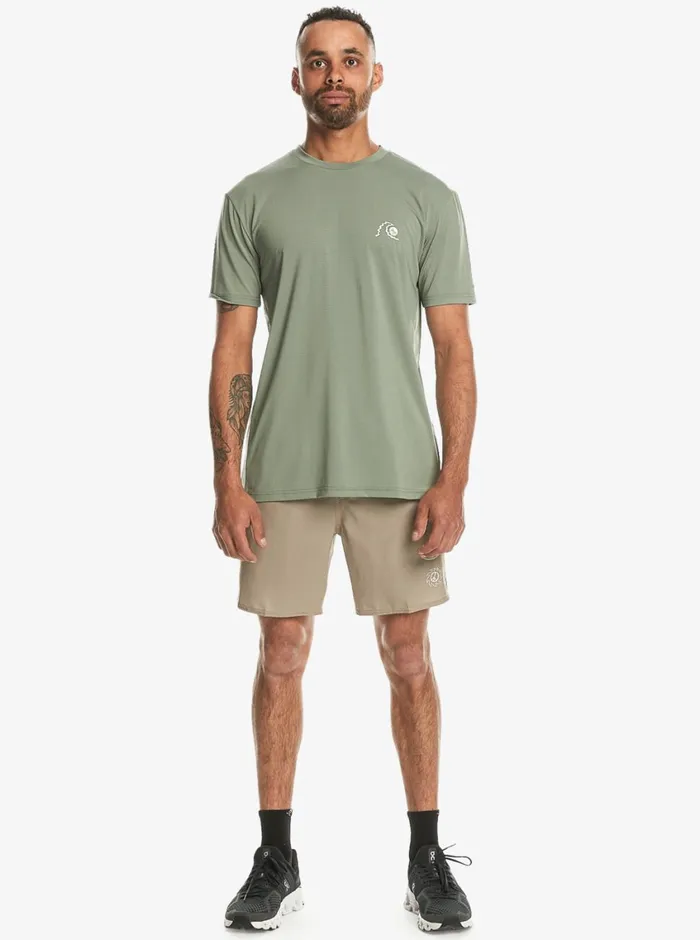 Quiksilver Lap Time TShirt Sea Spray Mens Tees Quiksilver Lap Time TShirt Sea Spray Mens Tees