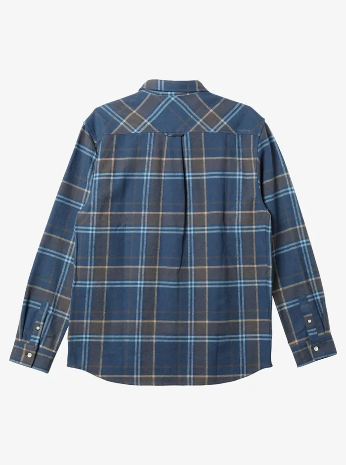 Quiksilver Lower Ridge Flannel Long Sleeve Top Ensign Blue Lower Ridge MensWaterman Shirts and Polos Quiksilver Lower Ridge Flannel Long Sleeve Top Ensign Blue Lower Ridge MensWaterman Shirts and Polos