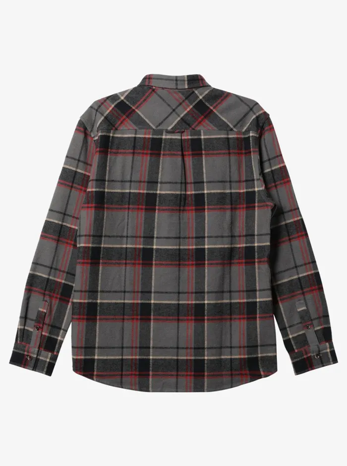 Quiksilver Lower Ridge Flannel Long Sleeve Top Granite Grey Lower Ridge MensWaterman Shirts and Polos Quiksilver Lower Ridge Flannel Long Sleeve Top Granite Grey Lower Ridge MensWaterman Shirts and Polos