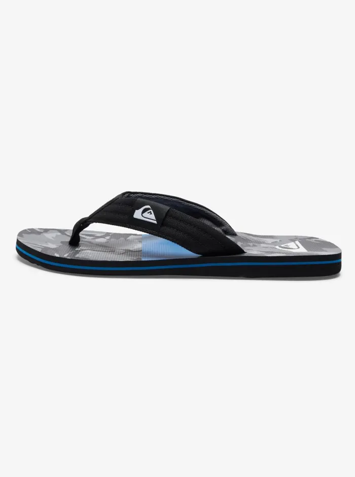 Quiksilver Molokai Layback Sandals Blackblackgrey Mens Sandals Quiksilver Molokai Layback Sandals Blackblackgrey Mens Sandals