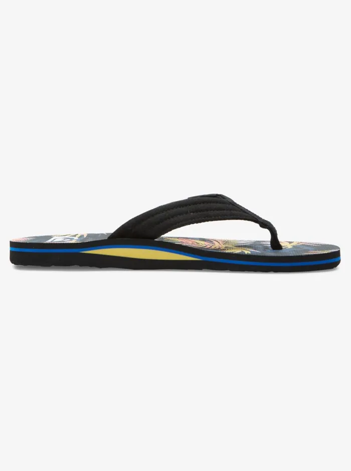 Quiksilver Molokai Layback Sandals Blackbluepink Mens Sandals Quiksilver Molokai Layback Sandals Blackbluepink Mens Sandals