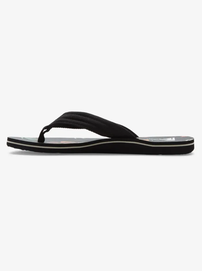 Quiksilver Molokai Layback Sandals Blackorangegreen Mens Sandals Quiksilver Molokai Layback Sandals Blackorangegreen Mens Sandals