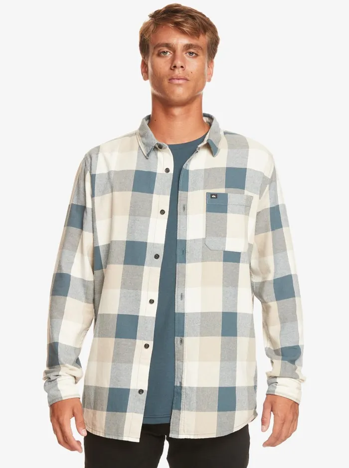 Quiksilver Motherfly Long Sleeve Shirt Dark Slate Motherfly Mens Shirts and Polos Quiksilver Motherfly Long Sleeve Shirt Dark Slate Motherfly Mens Shirts and Polos
