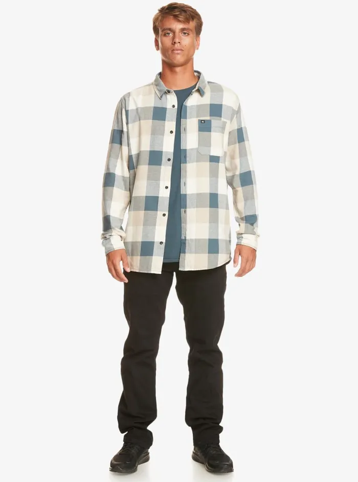 Quiksilver Motherfly Long Sleeve Shirt Dark Slate Motherfly Mens Shirts and Polos Quiksilver Motherfly Long Sleeve Shirt Dark Slate Motherfly Mens Shirts and Polos