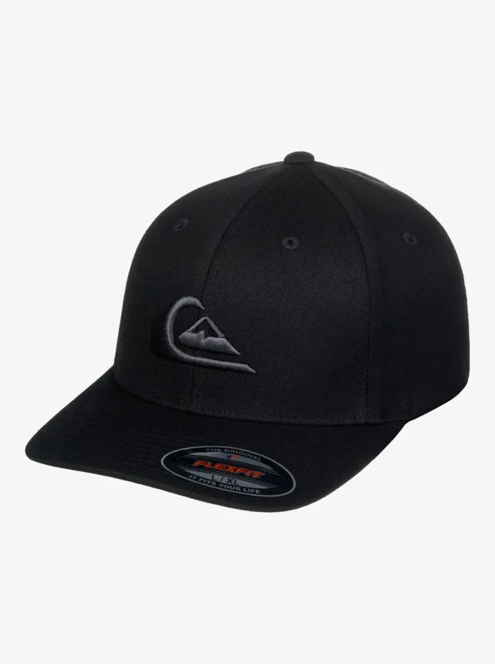 Quiksilver Mountain And Wave Flexfit Hat Blackblack Mens Hats