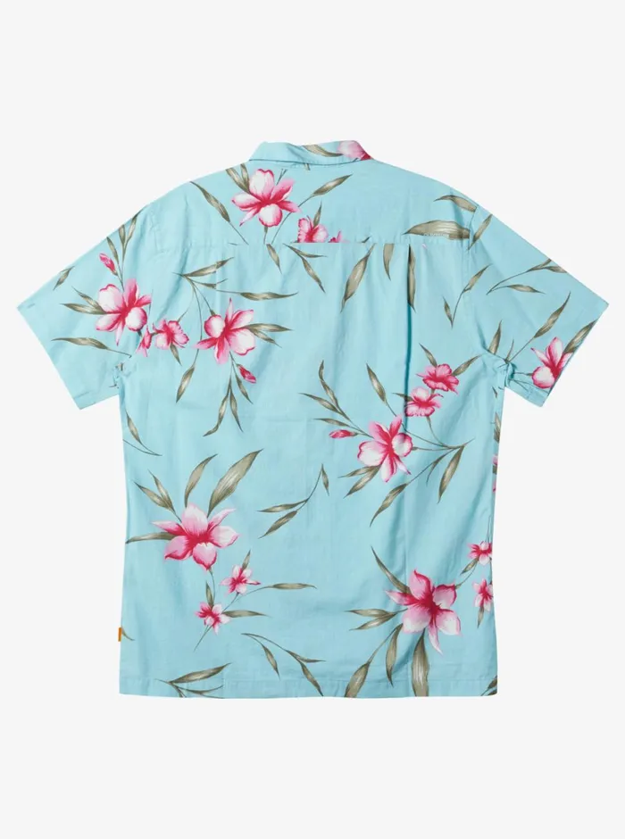 Quiksilver Night Bloomer Woven Shirt Gulf Stream Night Bloomer MensWaterman Shirts and Polos Quiksilver Night Bloomer Woven Shirt Gulf Stream Night Bloomer MensWaterman Shirts and Polos