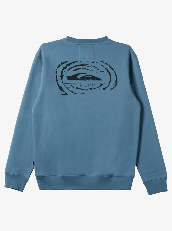 Quiksilver No Control Crew Fleece Crew Neck Sweatshirt Aegean Blue Mens Sweatshirts and Hoodies Quiksilver No Control Crew Fleece Crew Neck Sweatshirt Aegean Blue Mens Sweatshirts and Hoodies