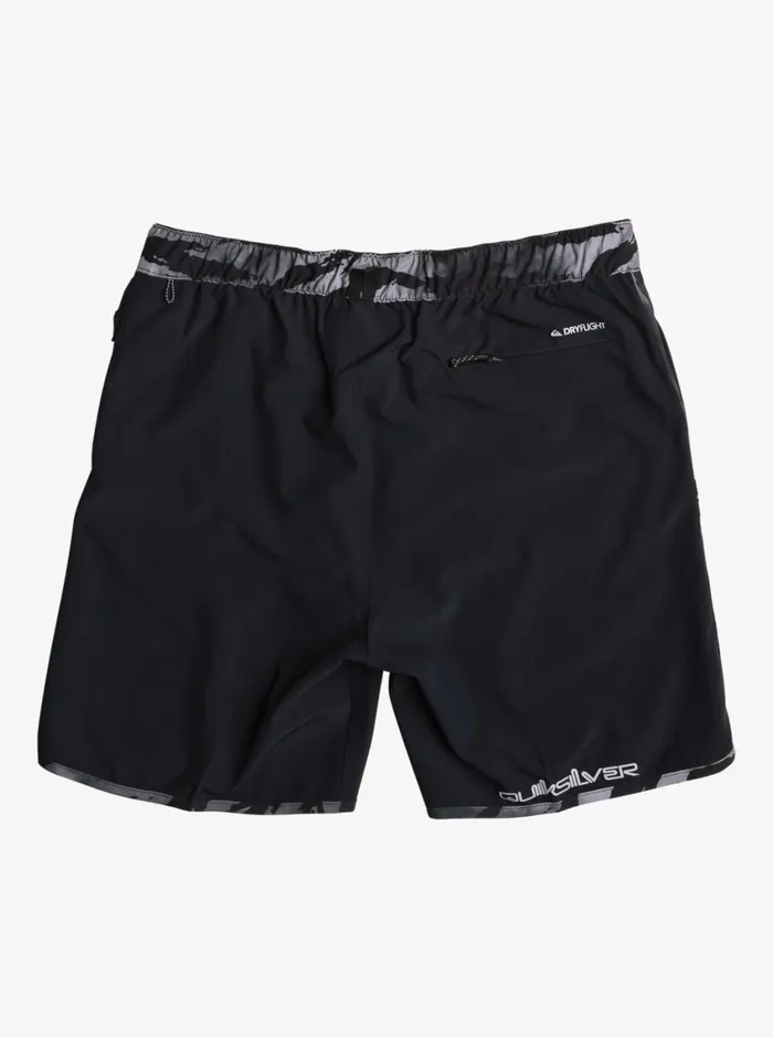 Quiksilver Omni Scallop 17034 Amphibian Boardshorts Black Mens Shorts and Amphibians Quiksilver Omni Scallop 17034 Amphibian Boardshorts Black Mens Shorts and Amphibians