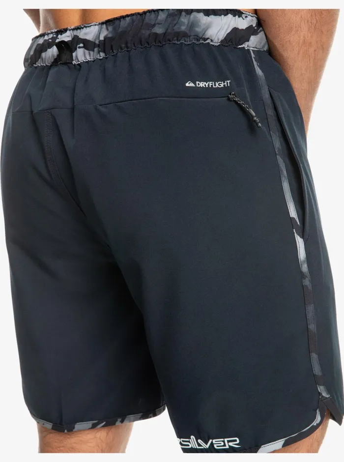 Quiksilver Omni Scallop 17034 Amphibian Boardshorts Black Mens Shorts and Amphibians Quiksilver Omni Scallop 17034 Amphibian Boardshorts Black Mens Shorts and Amphibians