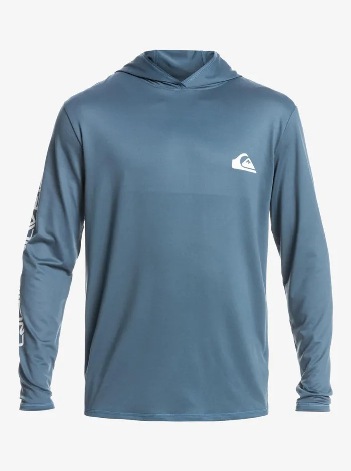 Quiksilver Omni Session UPF 50 Long Sleeve Surf Tee Bering Sea Mens Rashguards Quiksilver Omni Session UPF 50 Long Sleeve Surf Tee Bering Sea Mens Rashguards