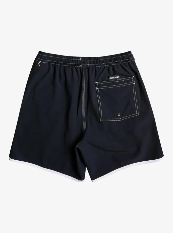 Quiksilver Original Scallop 17034 Volleys Black Mens Boardshorts Quiksilver Original Scallop 17034 Volleys Black Mens Boardshorts