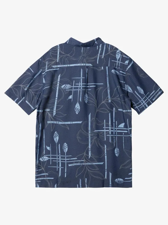 Quiksilver Paddle Out Short Sleeve Shirt Navy Blazer MensWaterman Shirts and Polos Quiksilver Paddle Out Short Sleeve Shirt Navy Blazer MensWaterman Shirts and Polos