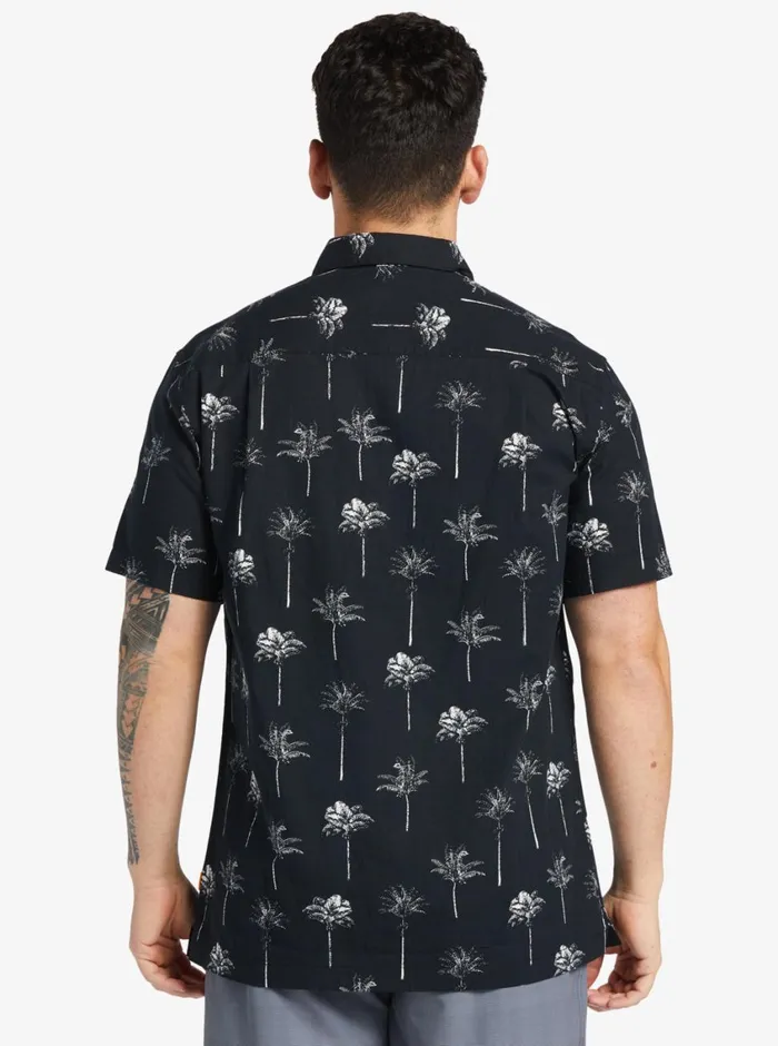 Quiksilver Palm Friday Woven Shirt Black Palm Friday MensWaterman Shirts and Polos Quiksilver Palm Friday Woven Shirt Black Palm Friday MensWaterman Shirts and Polos