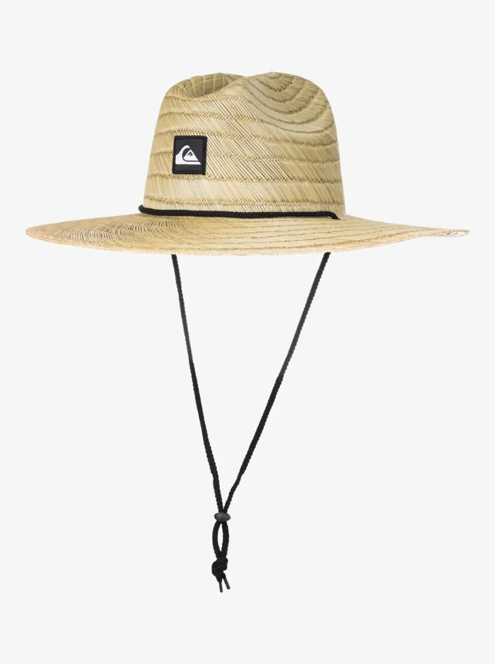 Quiksilver Pierside Straw Lifeguard Hat Natural Mens Hats
