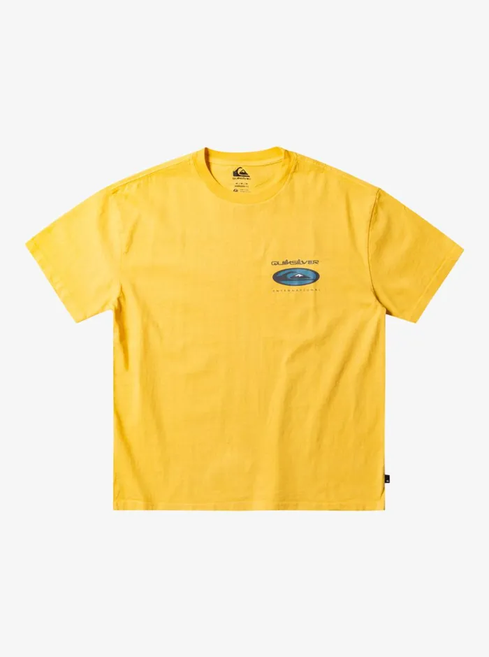 Quiksilver Quik International TShirt Yolk Yellow Mens Tees