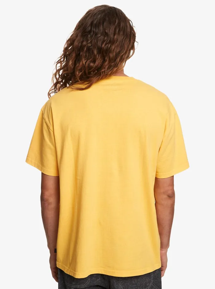 Quiksilver Quik International TShirt Yolk Yellow Mens Tees Quiksilver Quik International TShirt Yolk Yellow Mens Tees