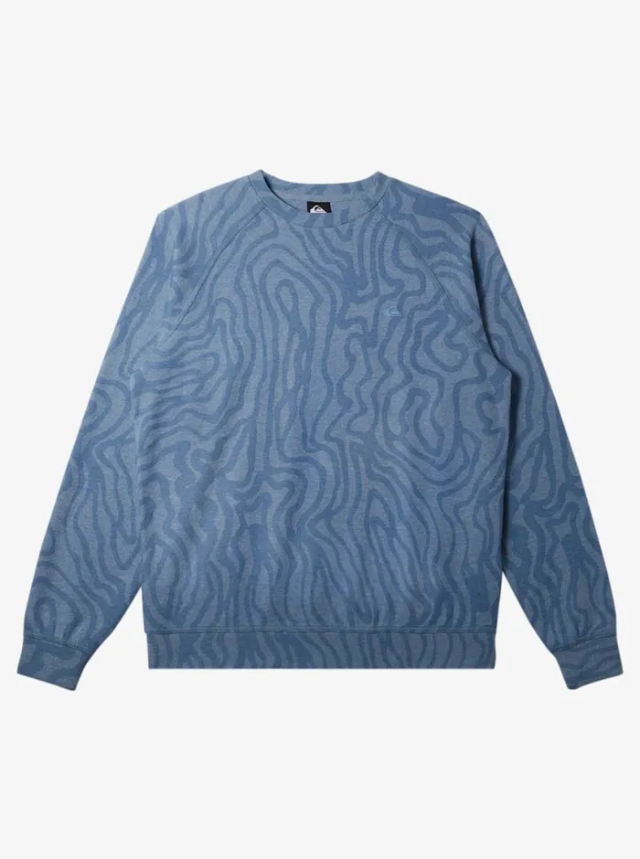 Quiksilver Raglans Long Sleeve Knit Crew Neck Sweatshirt Blue Shadow Hthr Flat Rib Sw Mens Sweatshirts and Hoodies Quiksilver Raglans Long Sleeve Knit Crew Neck Sweatshirt Blue Shadow Hthr Flat Rib Sw Mens Sweatshirts and Hoodies