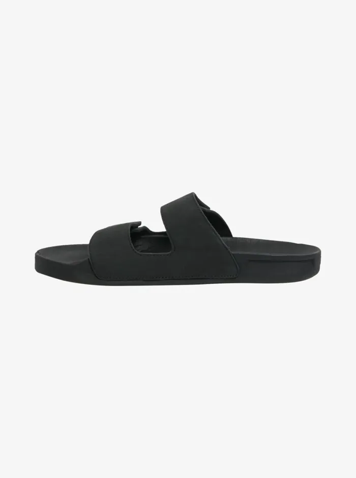 Quiksilver Rivi Leather Double Adjust Sandals Black 1 Mens Sandals