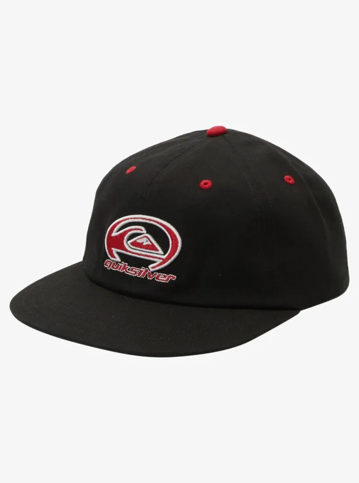 Quiksilver Saturn Crawler Snapback Hat Black Mens Hats
