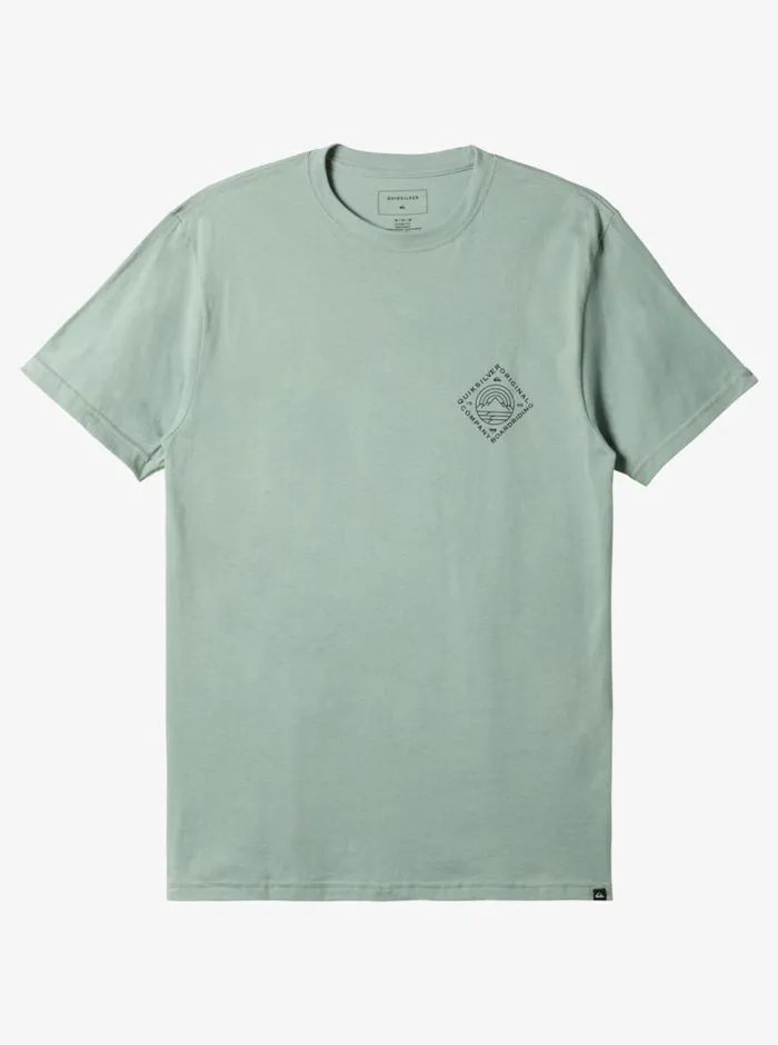 Quiksilver Scenic View TShirt Iceberg Green Mens Tees