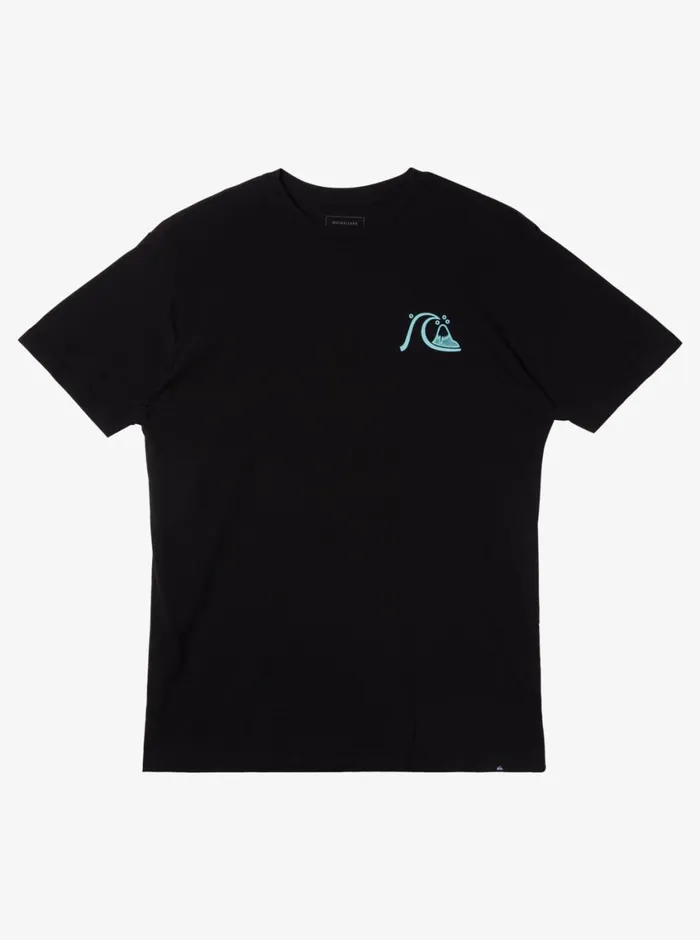 Quiksilver Send Wax TShirt Black Mens Tees