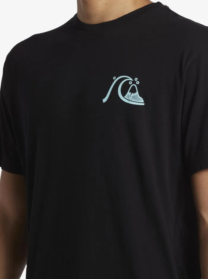 Quiksilver Send Wax TShirt Black Mens Tees