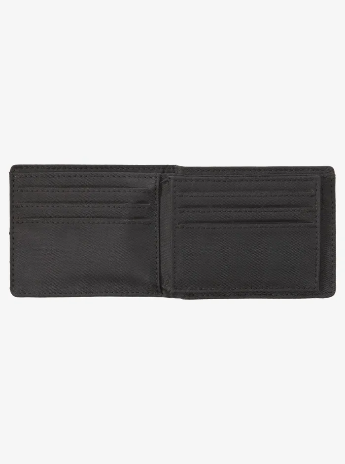 Quiksilver Stitchy TriFold Wallet Black Black Mens Other Accessories